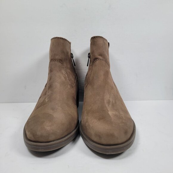 Earth Women's Brown Suede Side-Zip Ankle Boots US Size 10M - Picture 3 of 11